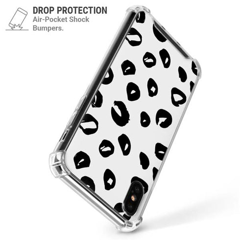 Spotted iPhone XS Max Clear Case