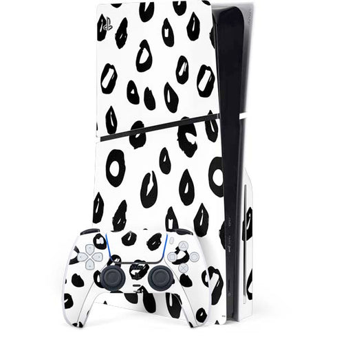 Spotted PS5 Slim Disk Bundle Skin