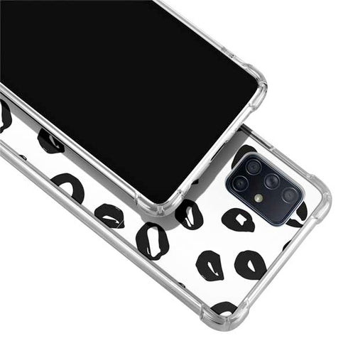 Spotted Animal Print Galaxy A51 5G Clear Case