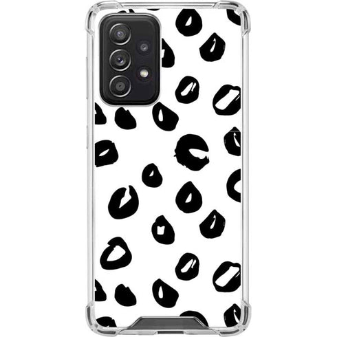 Spotted Animal Print Galaxy A52 5G Clear Case