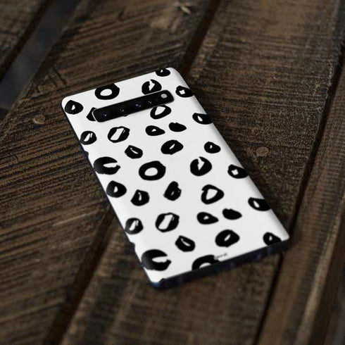 Spotted Animal Print Galaxy S10 Skin