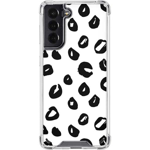 Spotted Animal Print Galaxy S21 5G Clear Case