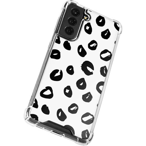Spotted Animal Print Galaxy S21 FE Clear Case