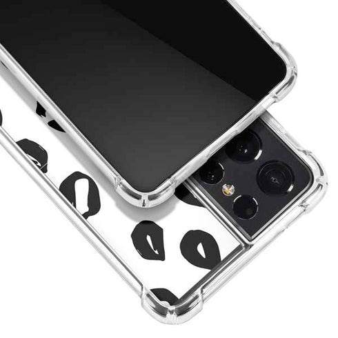 Spotted Animal Print Galaxy S21 Ultra 5G Clear Case