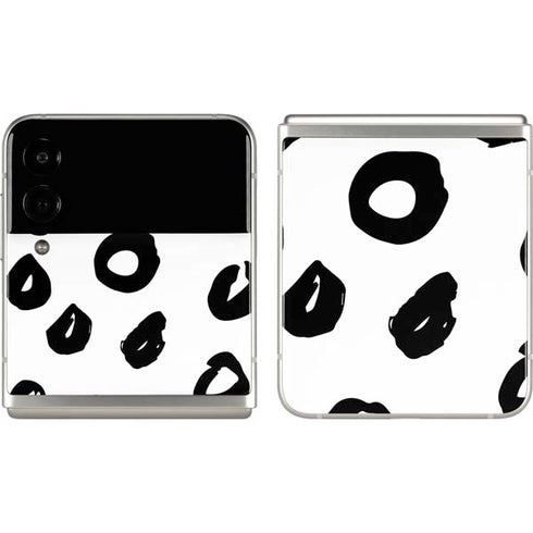 Spotted Animal Print Galaxy Z Flip3 5G Skin