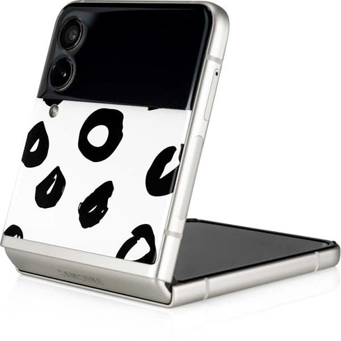 Spotted Animal Print Galaxy Z Flip3 5G Skin