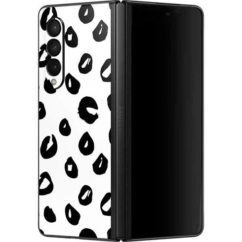 Spotted Animal Print Galaxy Z Fold3 5G Skin