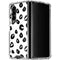 Spotted Animal Print Galaxy Z Fold4 5G Clear Case