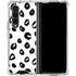 Spotted Animal Print Galaxy Z Fold4 5G Clear Case