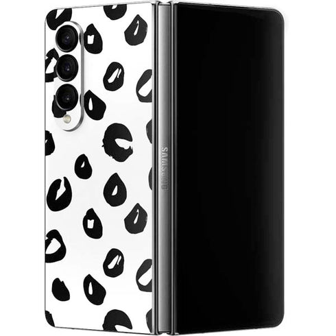 Spotted Animal Print Galaxy Z Fold4 5G Skin