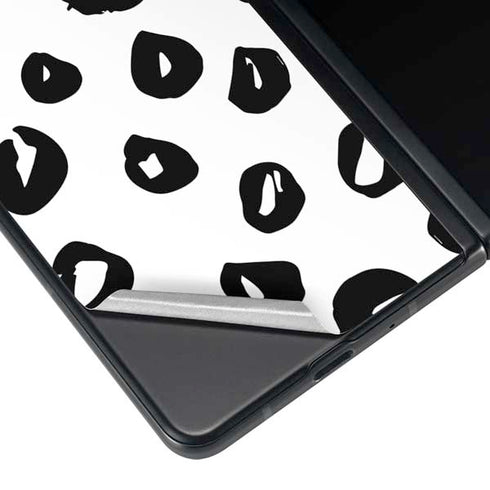 Spotted Animal Print Galaxy Z Fold4 5G Skin