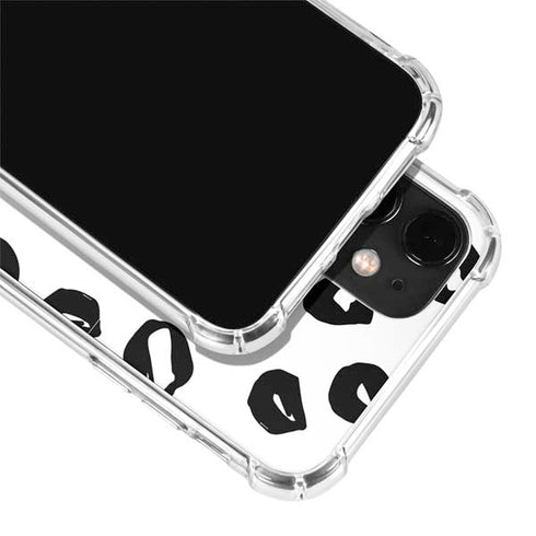 Spotted Animal Print iPhone 12 Clear Case