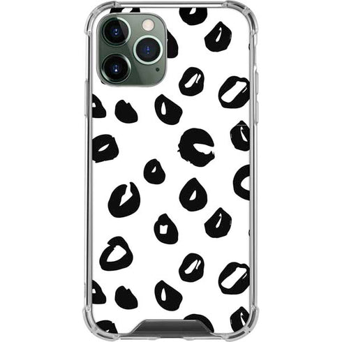 Spotted Animal Print iPhone 12 Pro Clear Case