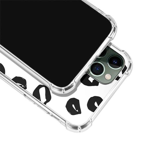 Spotted Animal Print iPhone 12 Pro Clear Case
