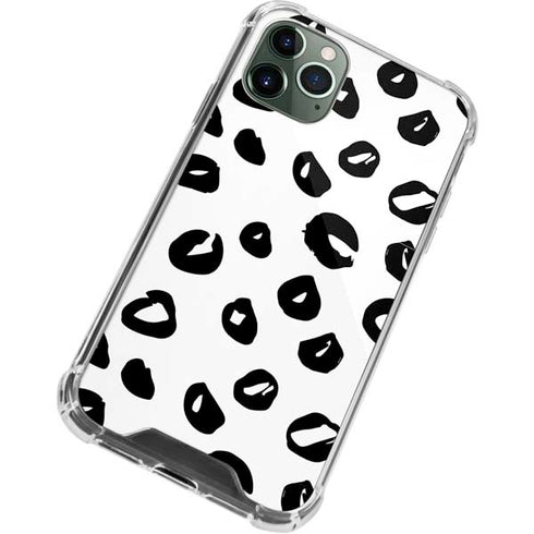Spotted Animal Print iPhone 12 Pro Clear Case