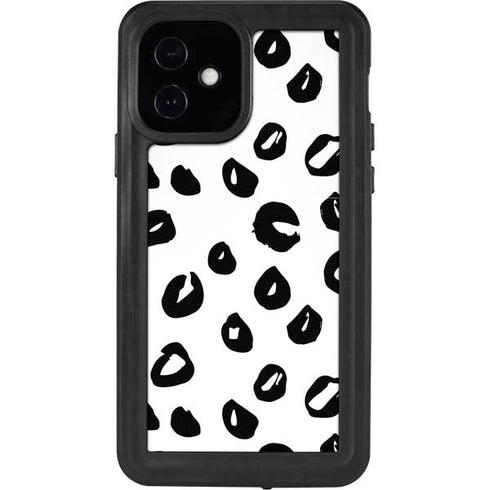 Spotted Animal Print iPhone 12 Waterproof Case