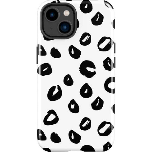 Spotted Animal Print iPhone 14 Plus Impact Case