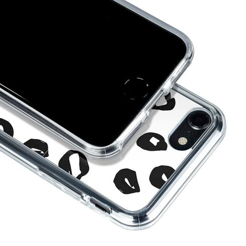 Spotted Animal Print iPhone SE (2nd & 3rd Gen) Clear Case
