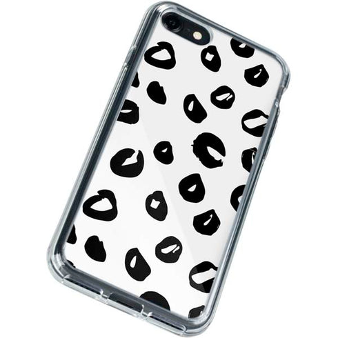 Spotted Animal Print iPhone SE (2nd & 3rd Gen) Clear Case