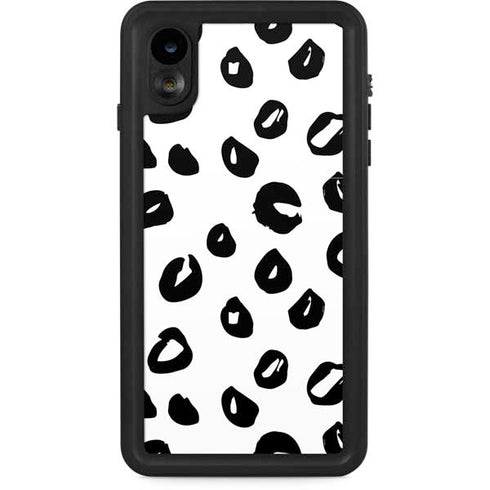 Spotted Animal Print iPhone XR Waterproof Case