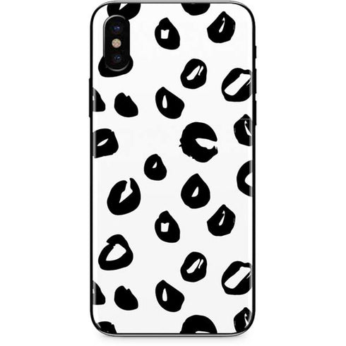Spotted Animal Print iPhone XS Skin