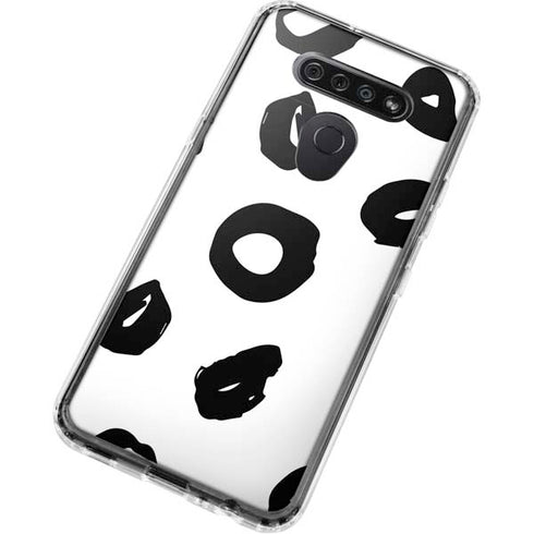 Spotted LG K51/Q51 Clear Case