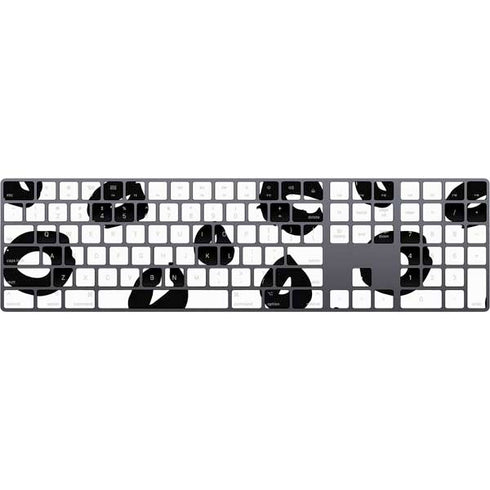 Spotted Animal Print Magic Keyboard with Numeric Keypad Skin