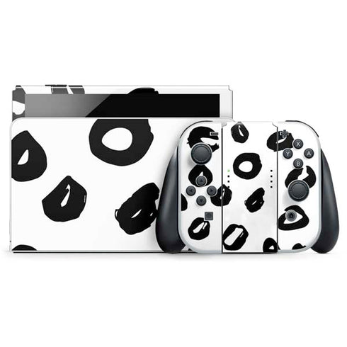 Spotted Animal Print Nintendo Switch OLED (2021) Skin