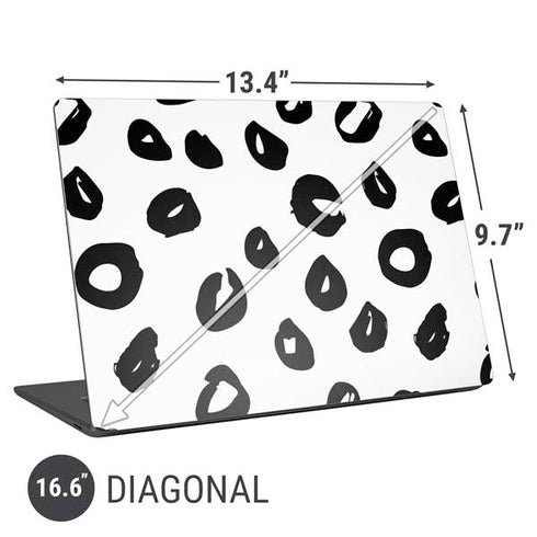 Spotted Animal Print Universal Laptop 16.6in (13.4 x 9.7in) Skin