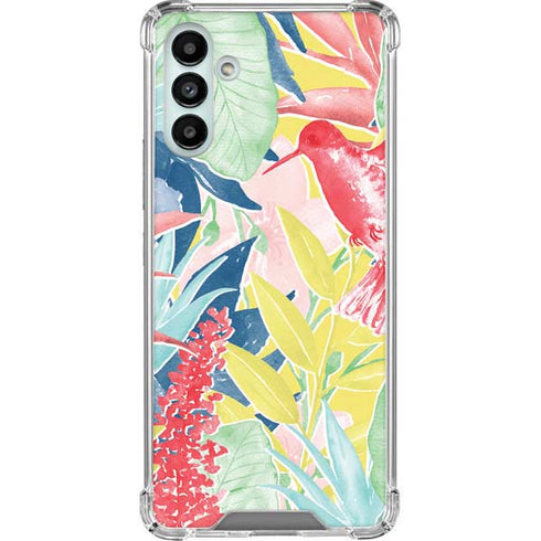 Spring Bird of Paradise Galaxy A13 5G Clear Case