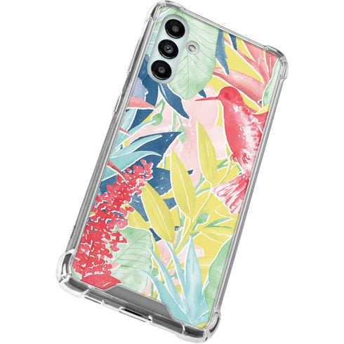 Spring Bird of Paradise Galaxy A13 5G Clear Case