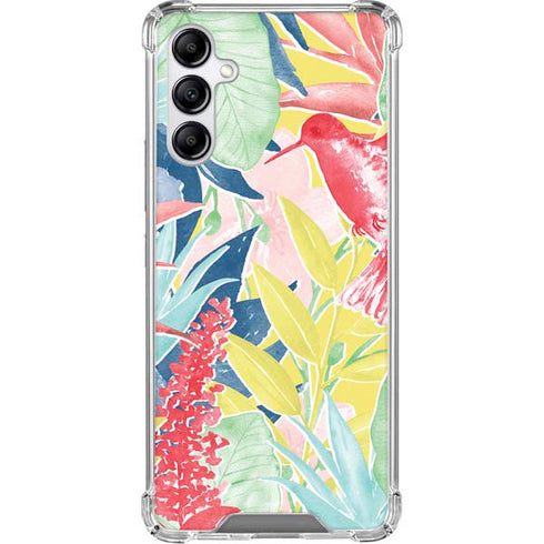 Spring Bird of Paradise Galaxy A15 5G Clear Case