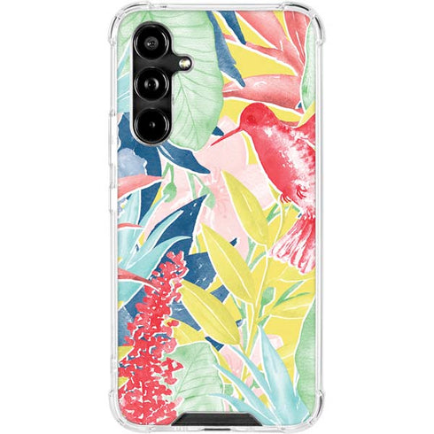 Spring Bird of Paradise Galaxy A54 5G Clear Case