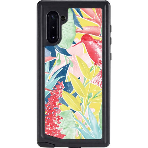 Spring Bird of Paradise Galaxy Note 10 Waterproof Case