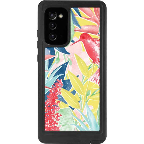 Spring Bird of Paradise Galaxy Note20 5G Waterproof Case
