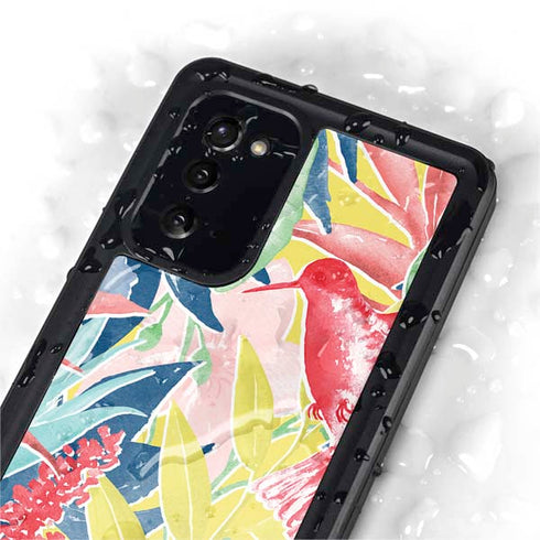 Spring Bird of Paradise Galaxy Note20 5G Waterproof Case