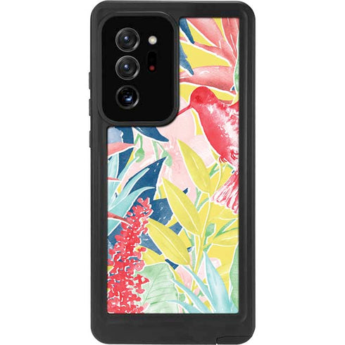Spring Bird of Paradise Galaxy Note20 Ultra 5G Waterproof Case