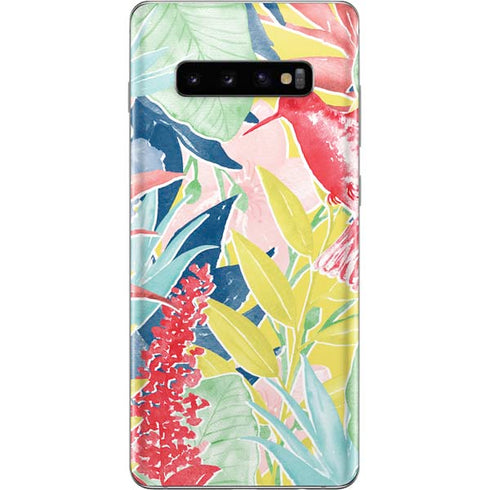 Spring Bird of Paradise Galaxy S10 Plus Skin