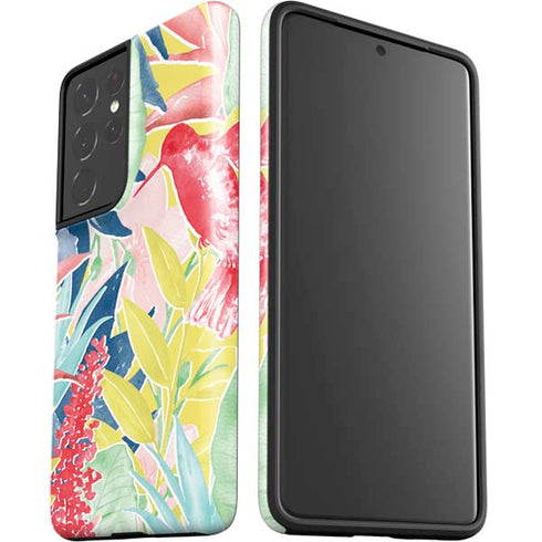 Spring Bird of Paradise Galaxy S21 Ultra 5G Pro Case