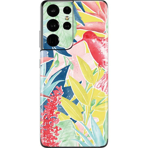 Spring Bird of Paradise Galaxy S21 Ultra 5G Skin
