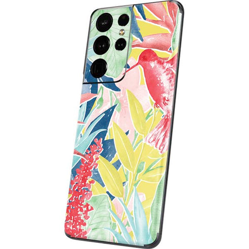 Spring Bird of Paradise Galaxy S21 Ultra 5G Skin