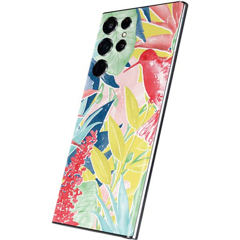 Spring Bird of Paradise Galaxy S22 Ultra Skin