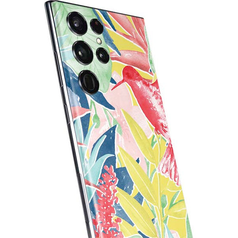 Spring Bird of Paradise Galaxy S22 Ultra Skin