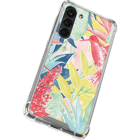 Spring Bird of Paradise Galaxy S23 Plus Clear Case