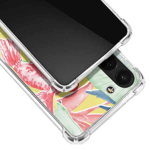 Spring Bird of Paradise Galaxy S23 Plus Clear Case