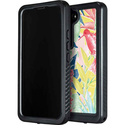 Spring Bird of Paradise Galaxy S23 Plus Waterproof Case