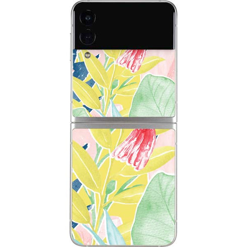 Spring Bird of Paradise Galaxy Z Flip3 5G Skin