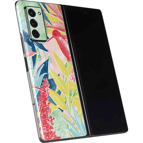 Spring Bird of Paradise Galaxy Z Fold2 5G Skin