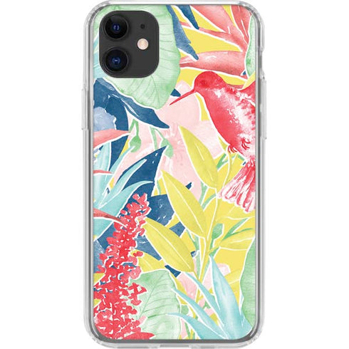 Spring Bird of Paradise iPhone 11 Clear Case