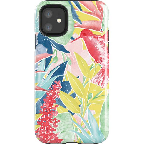 Spring Bird of Paradise iPhone 11 Impact Case